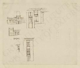 Architectonic designs (elevations, sections and details)