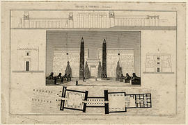 Hector Horeau Engraving - Luxor