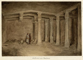 Hector Horeau Watercolour - Beni Hasan