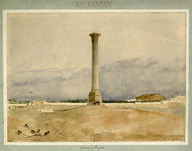Hector Horeau Watercolour - Alexandria