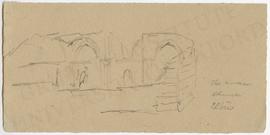 View of ruined church (not identified)