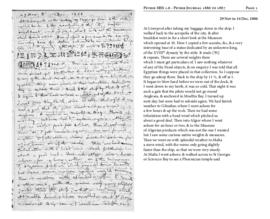 Petrie Journal 1886 to 1887 pages 1 to 50