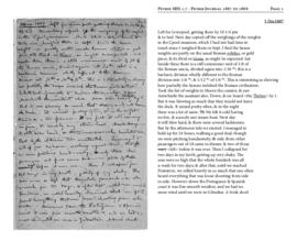 Petrie Journal 1887 to 1888 pages 1 to 50